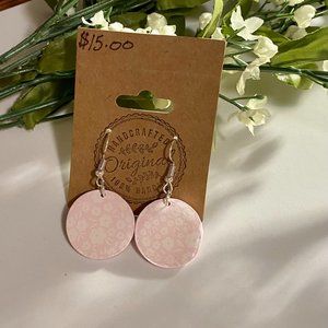 Handcrafted Polymer Clay Floral Earrings